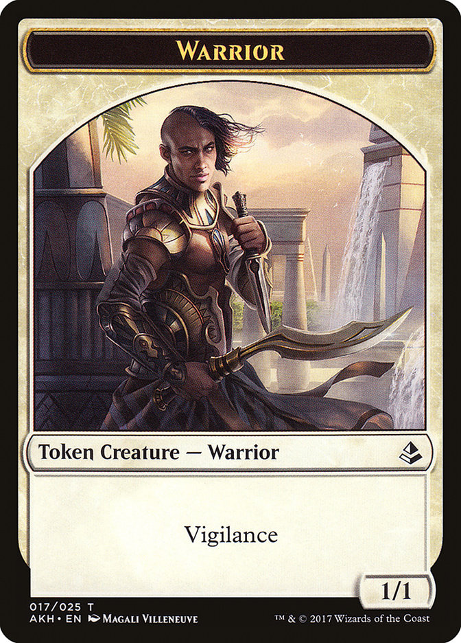 Warrior Token [Amonkhet Tokens] | Shuffle n Cut Hobbies & Games