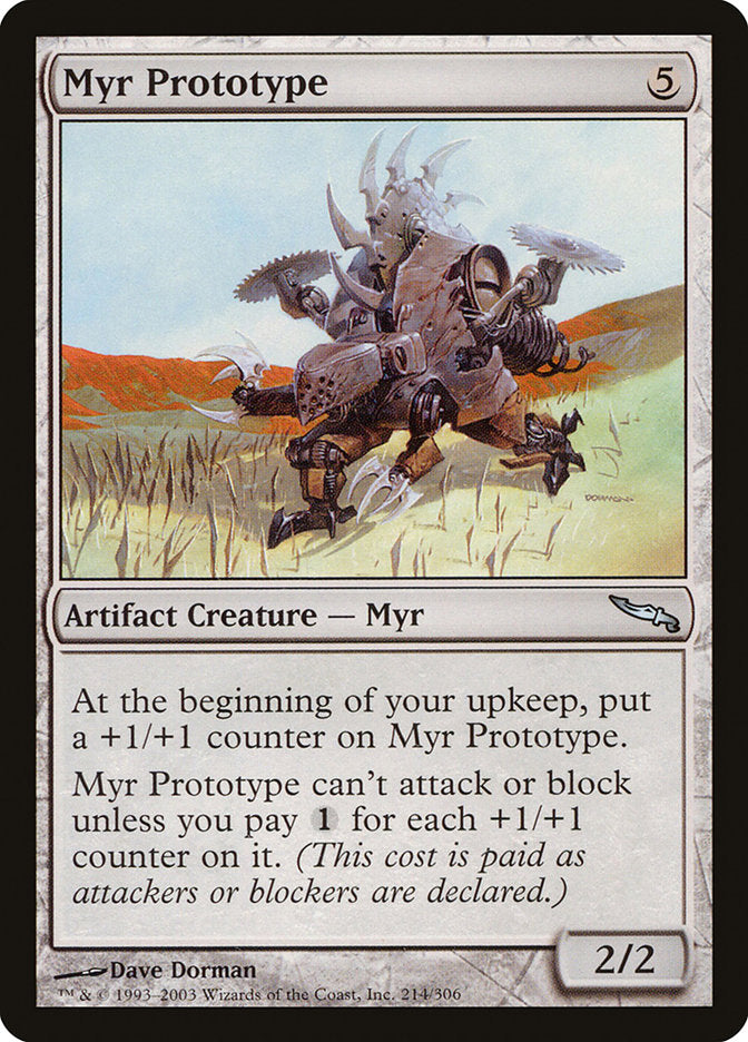 Myr Prototype [Mirrodin] | Shuffle n Cut Hobbies & Games