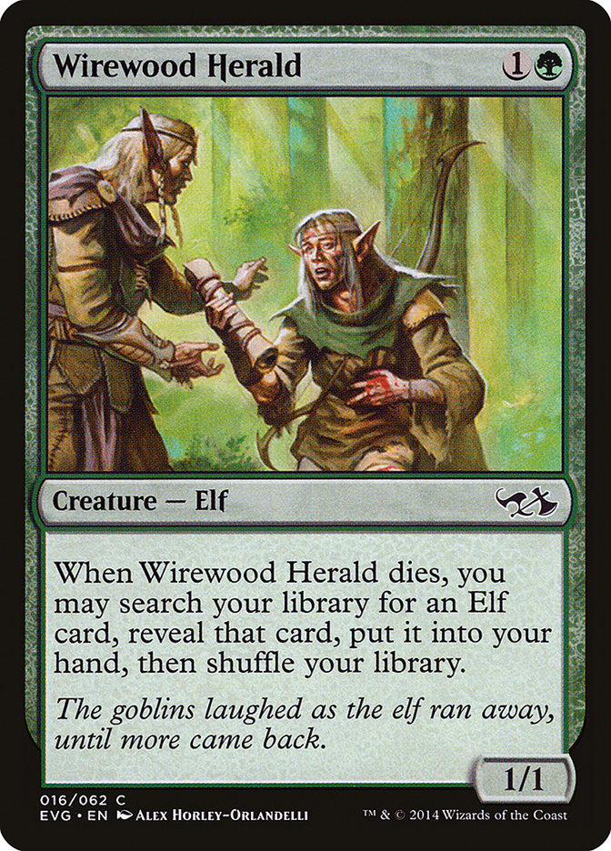 Wirewood Herald (Elves vs. Goblins) [Duel Decks Anthology] | Shuffle n Cut Hobbies & Games