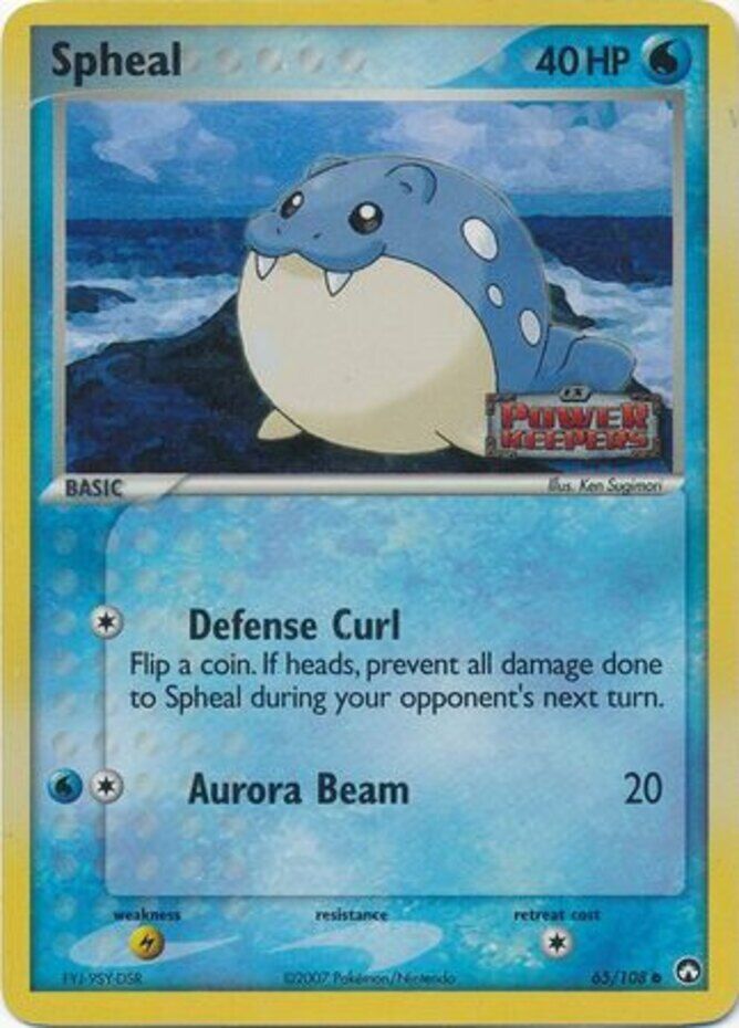 Spheal (65/108) (Stamped) [EX: Power Keepers] | Shuffle n Cut Hobbies & Games