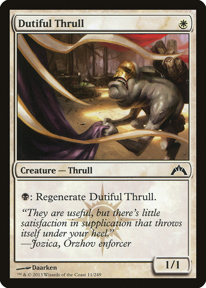 Dutiful Thrull [Gatecrash] | Shuffle n Cut Hobbies & Games