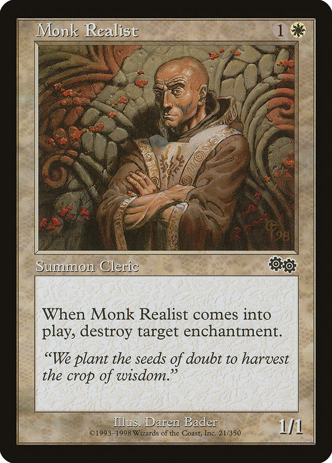 Monk Realist [Urza's Saga] | Shuffle n Cut Hobbies & Games