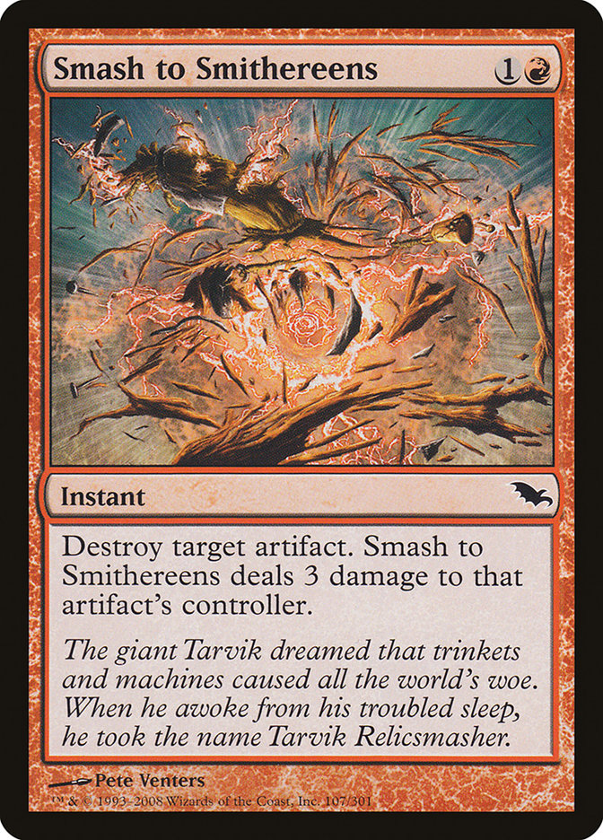 Smash to Smithereens [Shadowmoor] | Shuffle n Cut Hobbies & Games