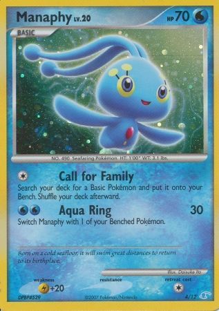 Manaphy (4/12) [Diamond & Pearl: Trainer Kit - Manaphy] | Shuffle n Cut Hobbies & Games