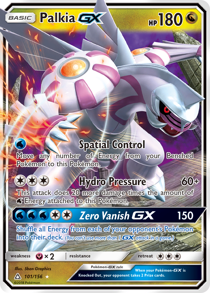 Palkia GX (101/156) [Sun & Moon: Ultra Prism] | Shuffle n Cut Hobbies & Games