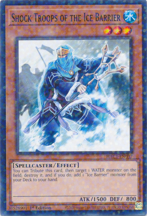 Shock Troops of the Ice Barrier (Duel Terminal) [HAC1-EN037] Common | Shuffle n Cut Hobbies & Games