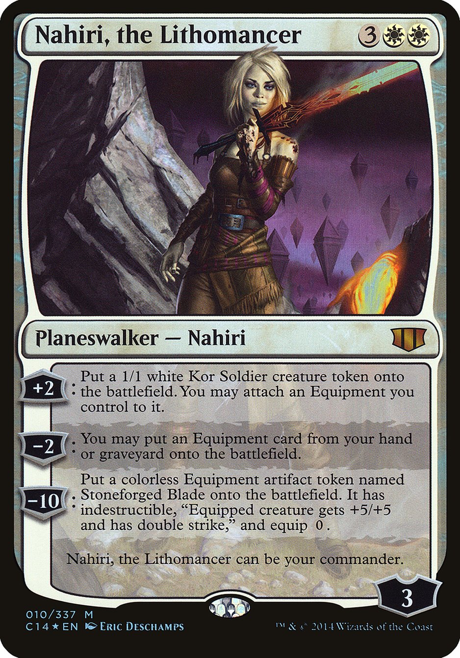 Nahiri, the Lithomancer (Oversized) [Commander 2014 Oversized] | Shuffle n Cut Hobbies & Games