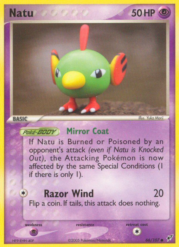 Natu (66/107) [EX: Deoxys] | Shuffle n Cut Hobbies & Games