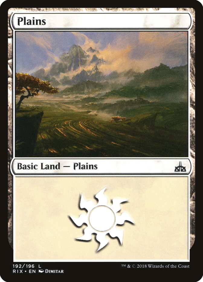 Plains (192) [Rivals of Ixalan] | Shuffle n Cut Hobbies & Games