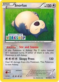 Snorlax (80/106) (Build-a-Bear Workshop Exclusive) [XY: Flashfire] | Shuffle n Cut Hobbies & Games