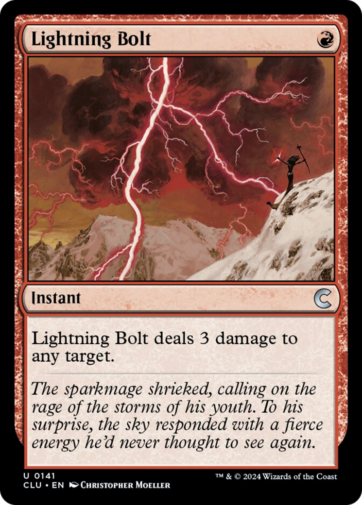 Lightning Bolt [Ravnica: Clue Edition] | Shuffle n Cut Hobbies & Games