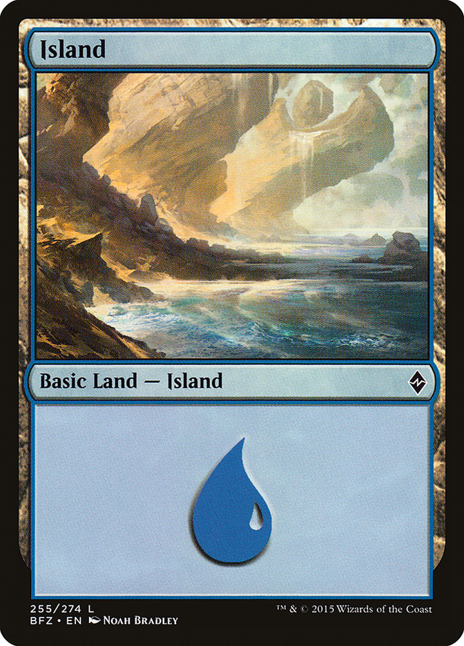Island (255) [Battle for Zendikar] | Shuffle n Cut Hobbies & Games