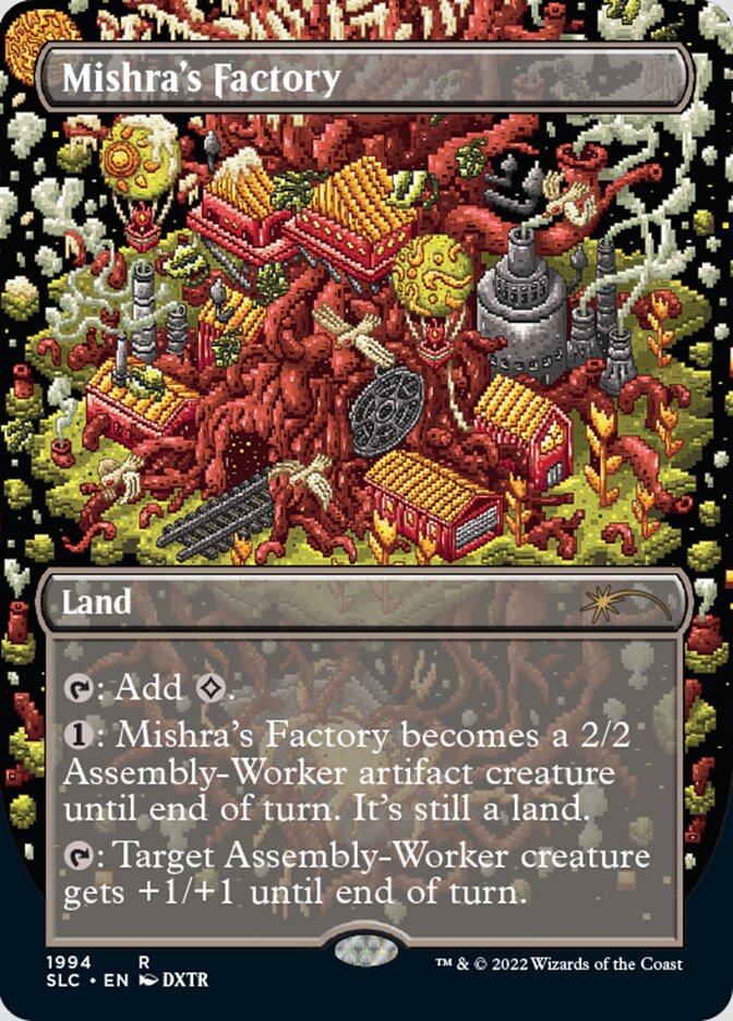 Mishra's Factory (Borderless) [Secret Lair 30th Anniversary Countdown Kit] | Shuffle n Cut Hobbies & Games