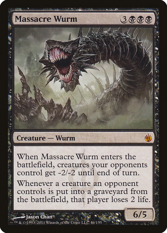 Massacre Wurm [Mirrodin Besieged] | Shuffle n Cut Hobbies & Games