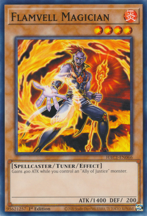 Flamvell Magician [HAC1-EN066] Common | Shuffle n Cut Hobbies & Games