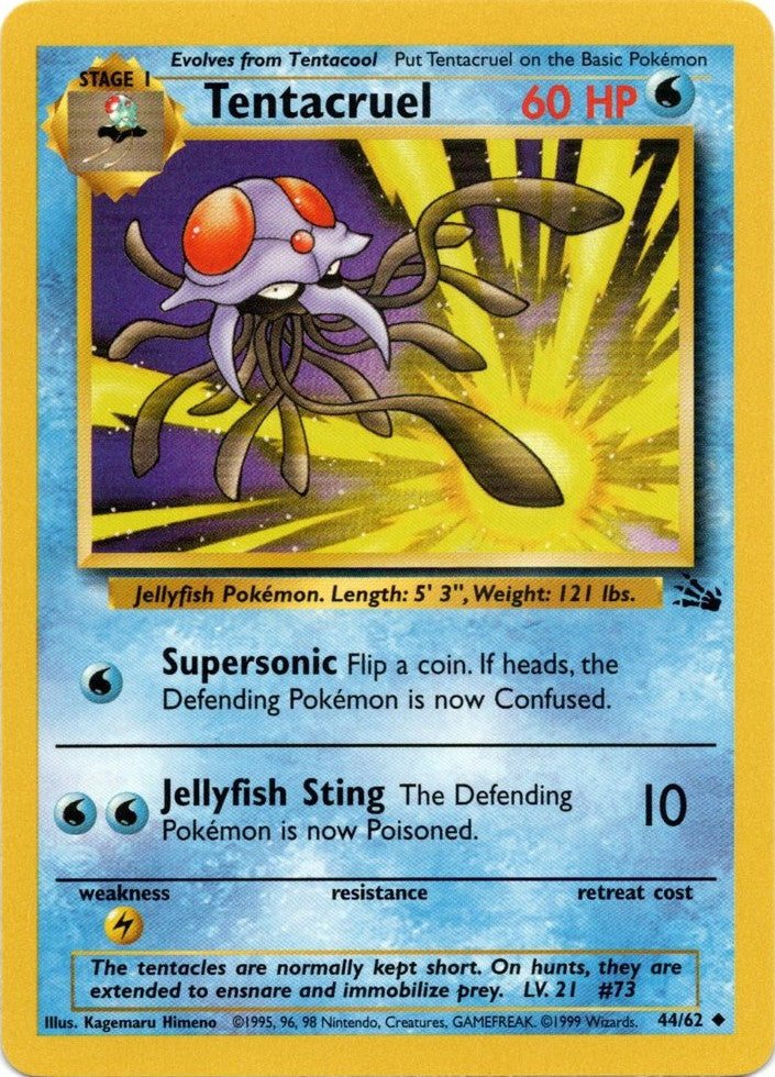 Tentacruel (44/62) [Fossil Unlimited] | Shuffle n Cut Hobbies & Games