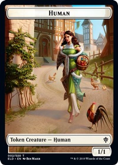 Human // Insect Double-Sided Token [Challenger Decks 2021 Tokens] | Shuffle n Cut Hobbies & Games