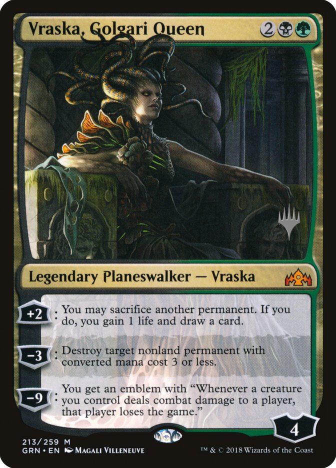 Vraska, Golgari Queen (Promo Pack) [Guilds of Ravnica Promos] | Shuffle n Cut Hobbies & Games