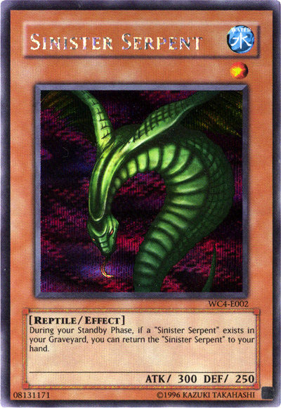 Sinister Serpent [WC4-E002] Prismatic Secret Rare | Shuffle n Cut Hobbies & Games