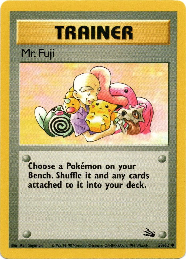 Mr. Fuji (58/62) [Fossil Unlimited] | Shuffle n Cut Hobbies & Games