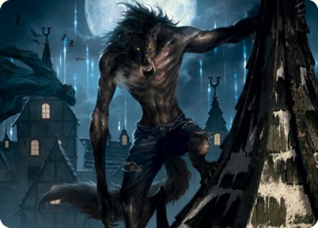 Stalking Predator Art Card [Innistrad: Midnight Hunt Art Series] | Shuffle n Cut Hobbies & Games