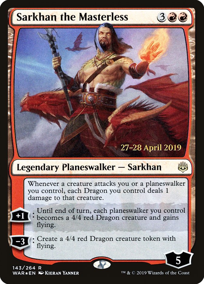 Sarkhan the Masterless [War of the Spark Prerelease Promos] | Shuffle n Cut Hobbies & Games