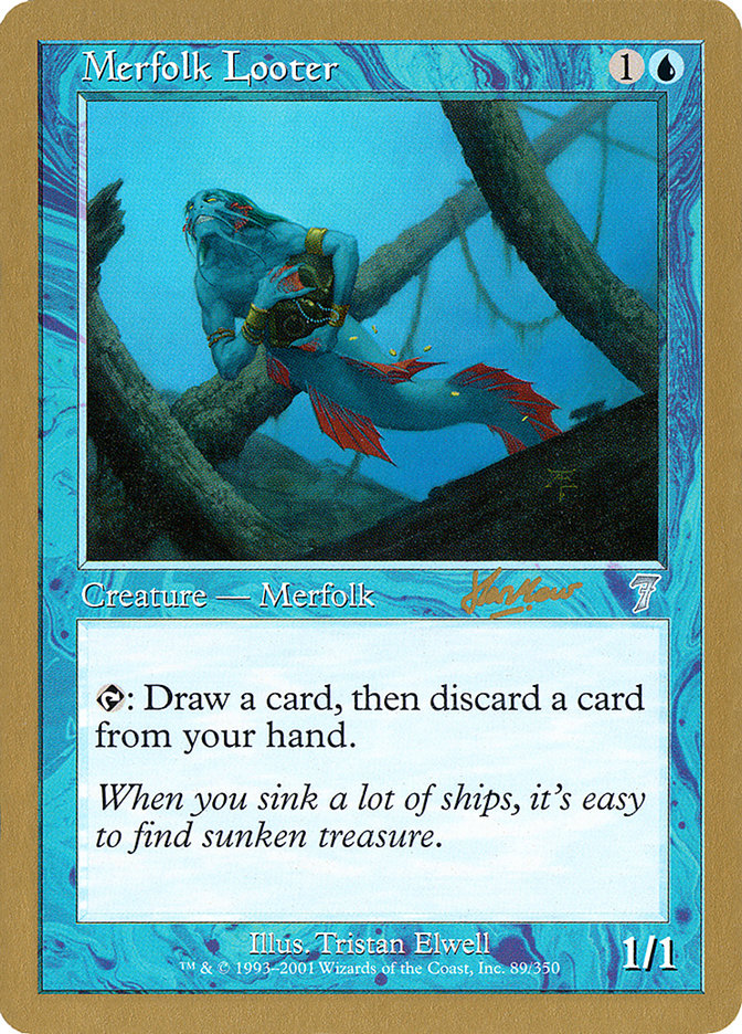 Merfolk Looter (Sim Han How) [World Championship Decks 2002] | Shuffle n Cut Hobbies & Games