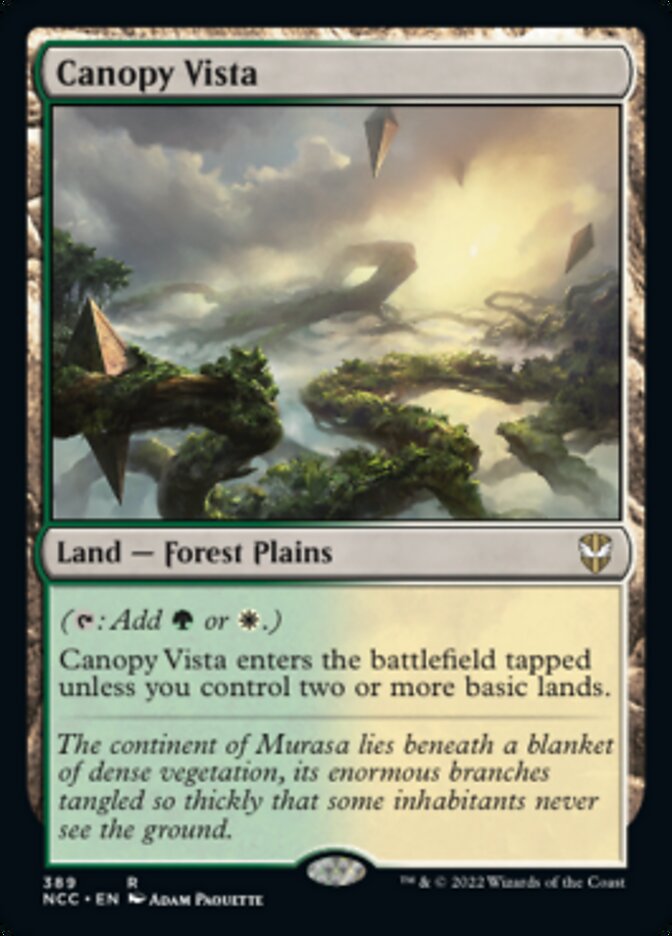 Canopy Vista [Streets of New Capenna Commander] | Shuffle n Cut Hobbies & Games