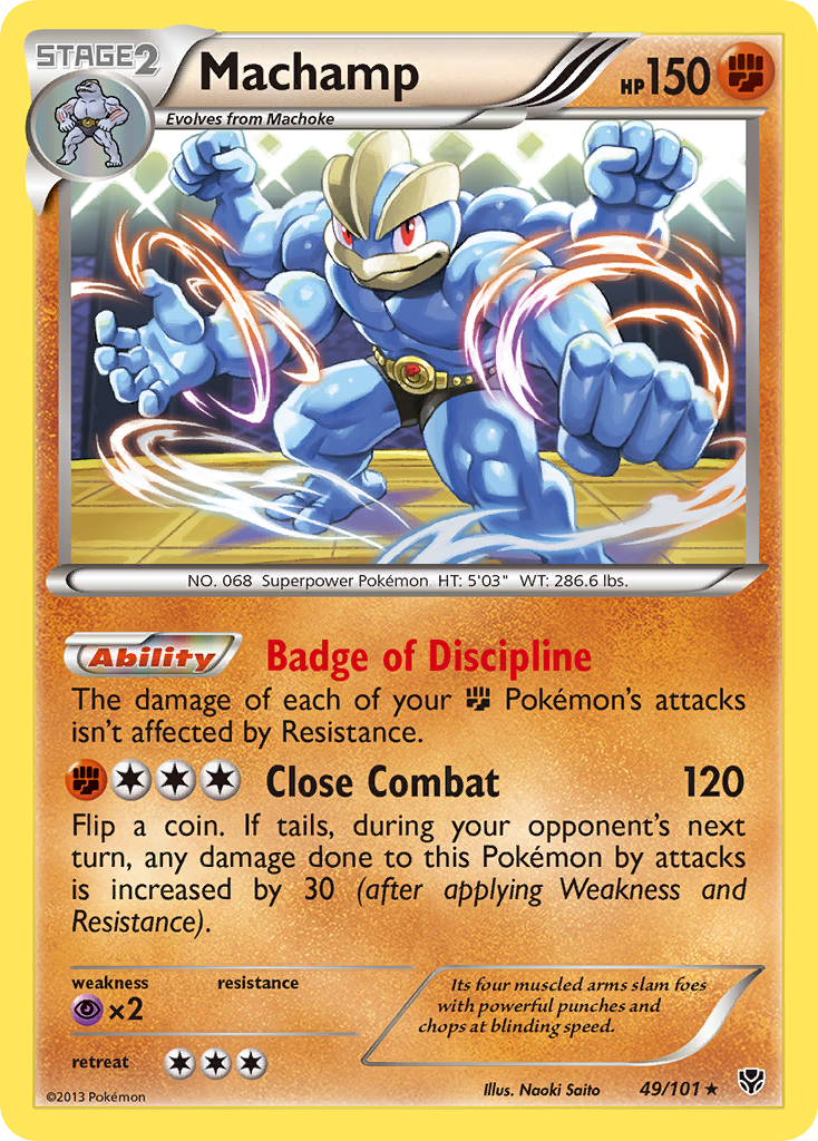 Machamp (49/101) [Black & White: Plasma Blast] | Shuffle n Cut Hobbies & Games