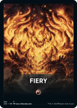 Fiery Theme Card [Jumpstart 2022 Front Cards] | Shuffle n Cut Hobbies & Games