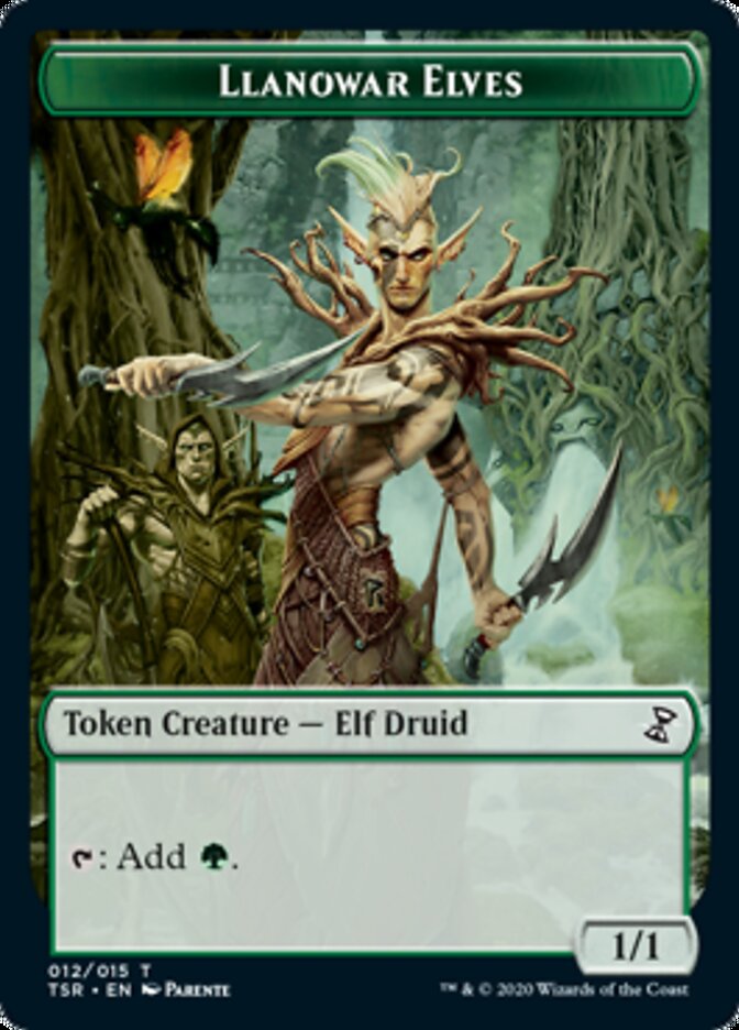 Llanowar Elves Token [Time Spiral Remastered Tokens] | Shuffle n Cut Hobbies & Games