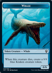 Beast (010) // Whale Double-Sided Token [Commander 2021 Tokens] | Shuffle n Cut Hobbies & Games