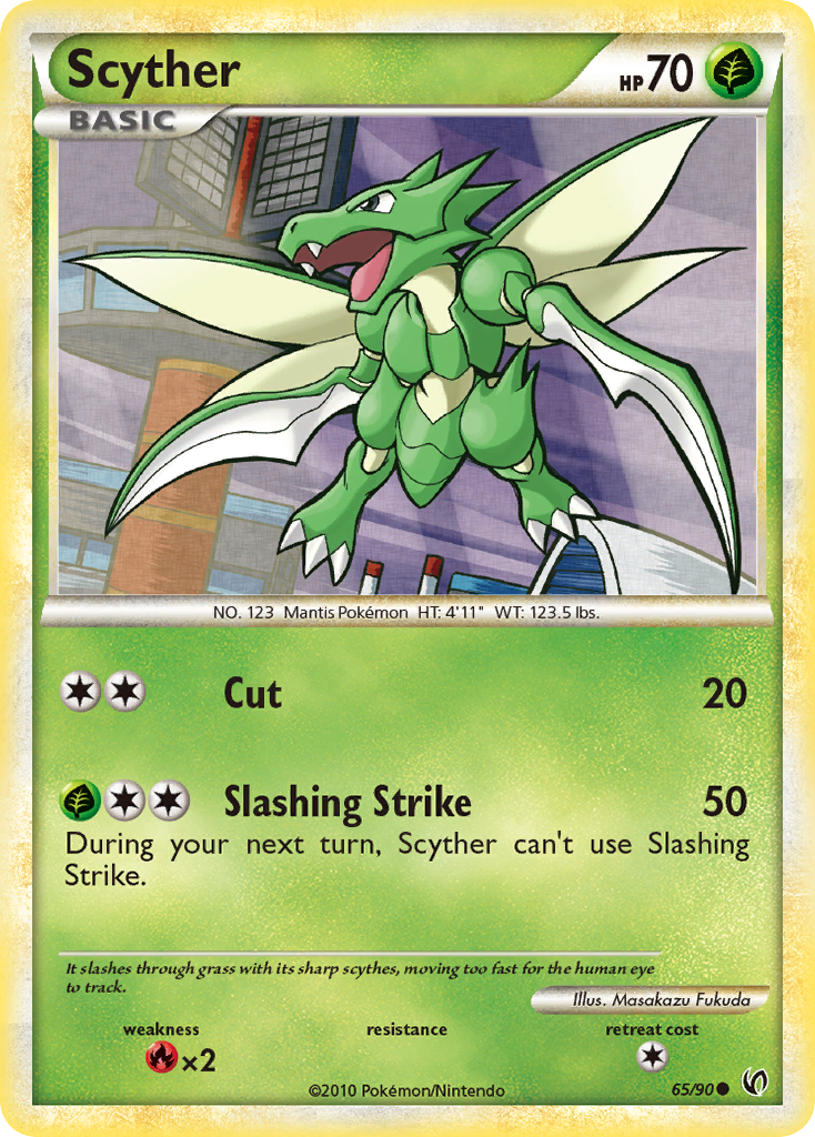 Scyther (65/90) [HeartGold & SoulSilver: Undaunted] | Shuffle n Cut Hobbies & Games