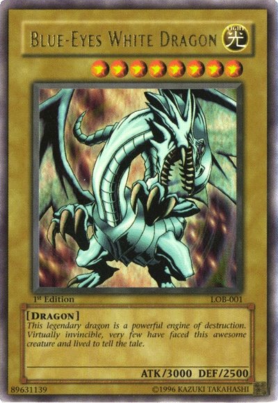 Blue-Eyes White Dragon [LOB-001] Ultra Rare | Shuffle n Cut Hobbies & Games