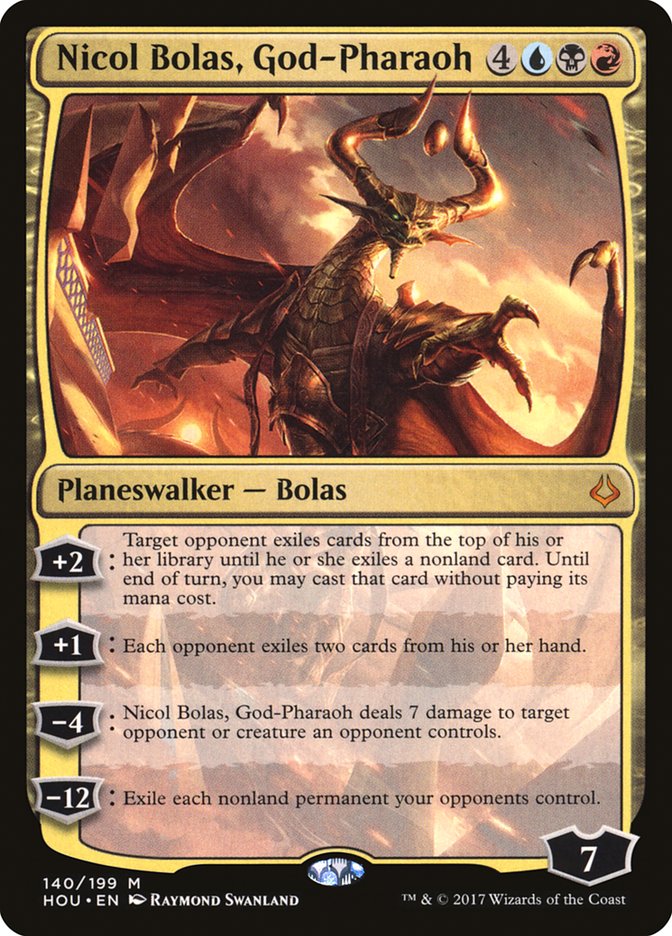 Nicol Bolas, God-Pharaoh [Hour of Devastation] | Shuffle n Cut Hobbies & Games