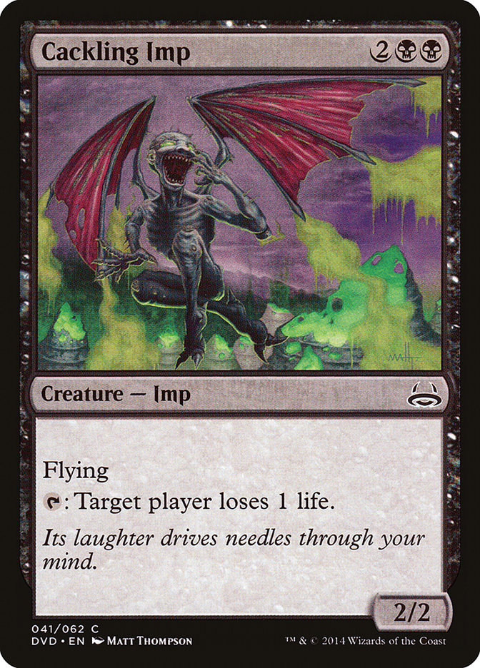 Cackling Imp (Divine vs. Demonic) [Duel Decks Anthology] | Shuffle n Cut Hobbies & Games