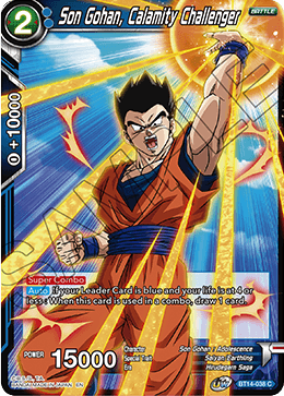 Son Gohan, Calamity Challenger (BT14-038) [Cross Spirits] | Shuffle n Cut Hobbies & Games