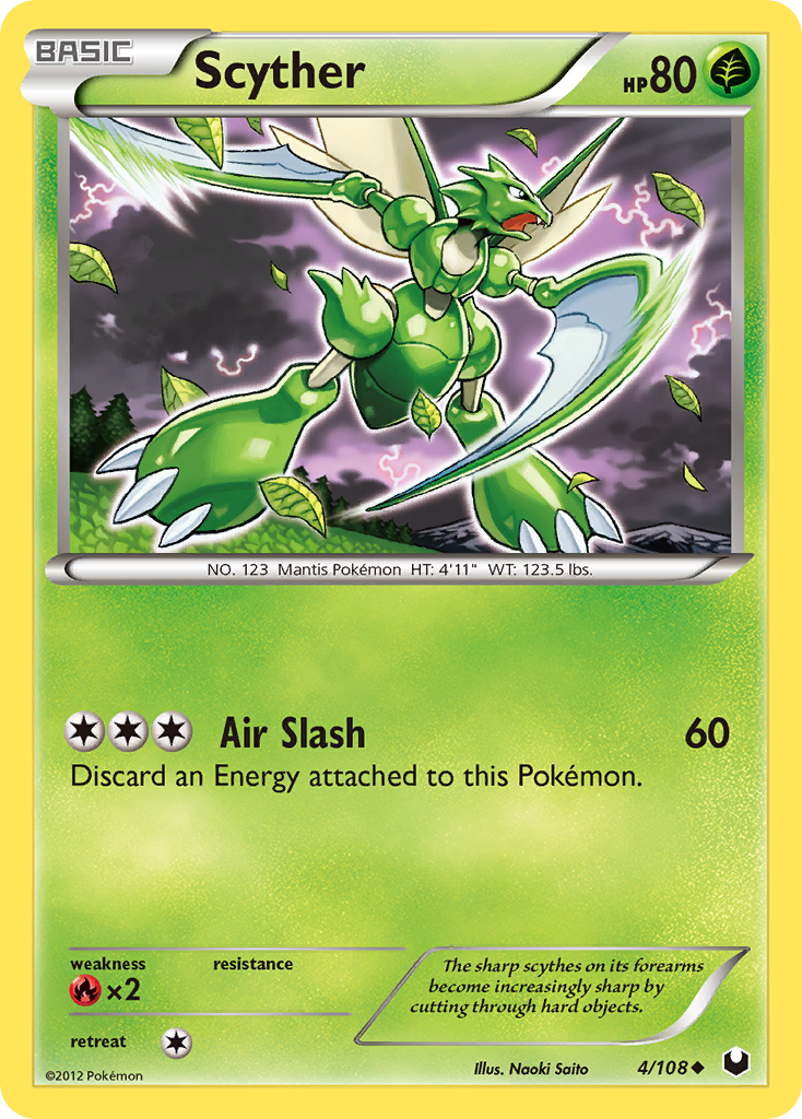 Scyther (4/108) [Black & White: Dark Explorers] | Shuffle n Cut Hobbies & Games