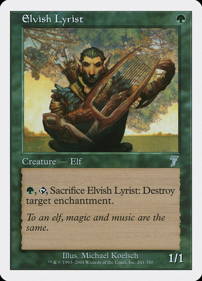 Elvish Lyrist [Seventh Edition] | Shuffle n Cut Hobbies & Games