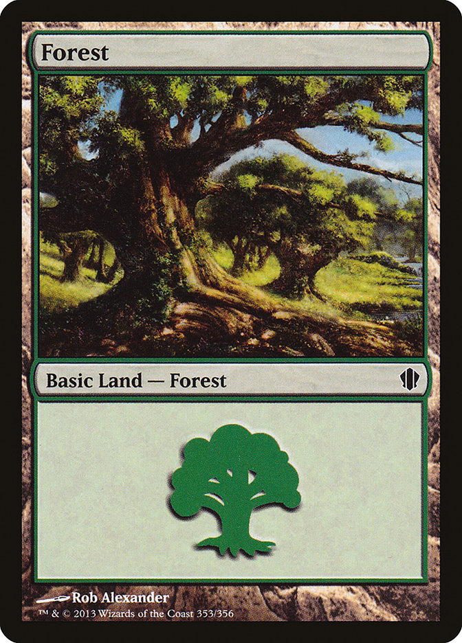 Forest (353) [Commander 2013] | Shuffle n Cut Hobbies & Games