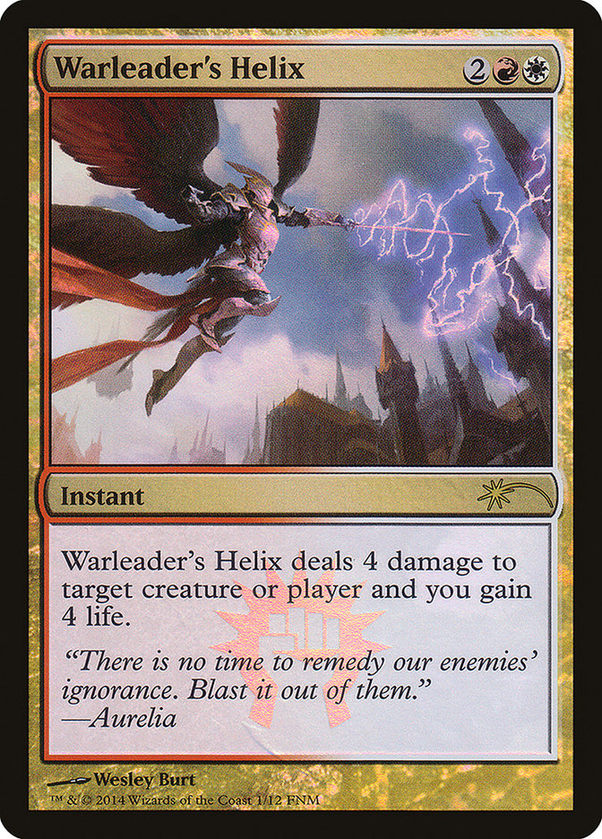 Warleader's Helix [Friday Night Magic 2014] | Shuffle n Cut Hobbies & Games