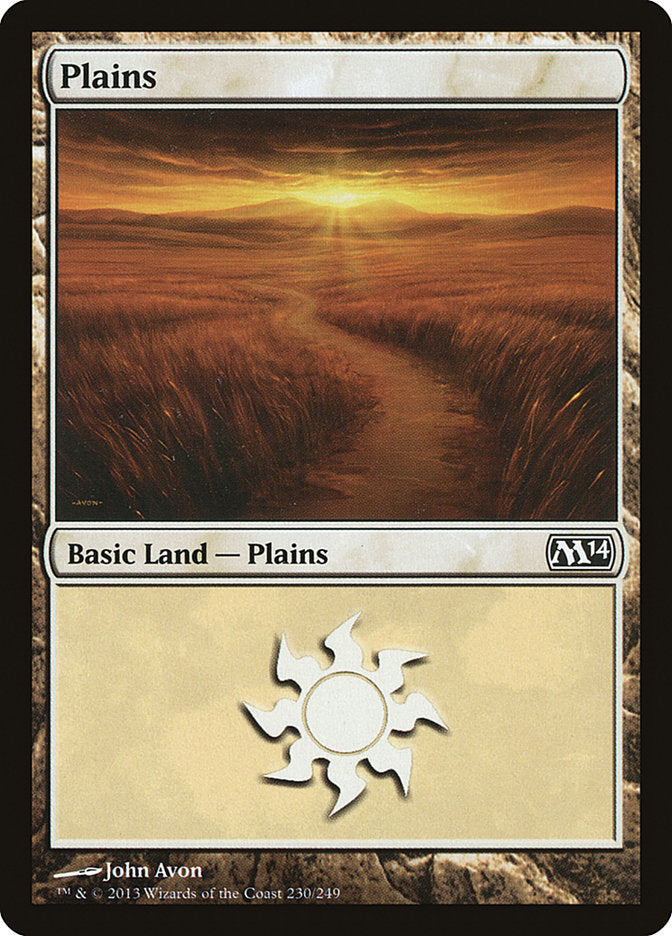 Plains (230) [Magic 2014] | Shuffle n Cut Hobbies & Games