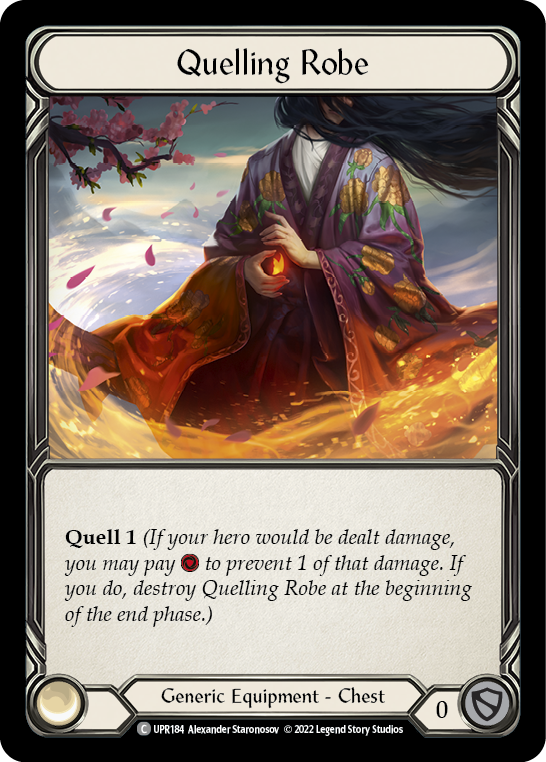 Quelling Robe [UPR184] (Uprising)  Cold Foil | Shuffle n Cut Hobbies & Games