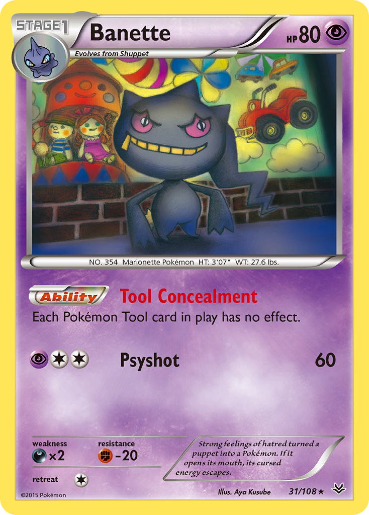 Banette (31/108) [XY: Roaring Skies] | Shuffle n Cut Hobbies & Games