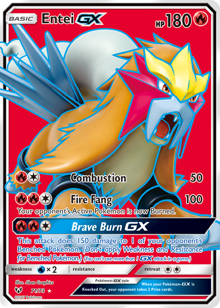 Entei GX (71/73) [Sun & Moon: Shining Legends] | Shuffle n Cut Hobbies & Games