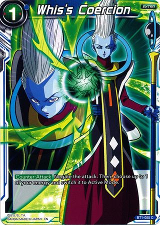 Whis's Coercion (Alternate Art) [BT1-055] | Shuffle n Cut Hobbies & Games