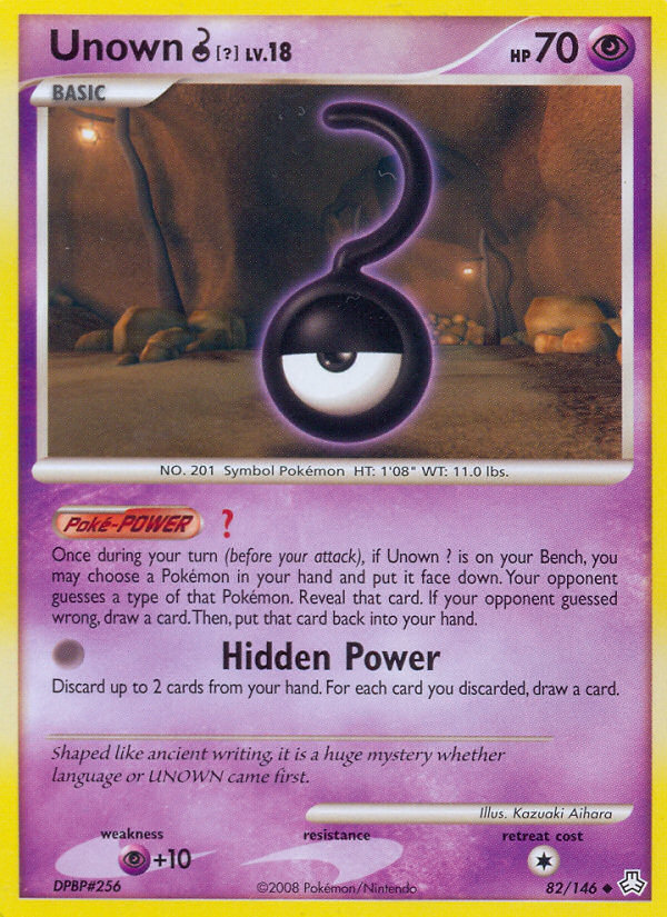 Unown ? (82/146) [Diamond & Pearl: Legends Awakened] | Shuffle n Cut Hobbies & Games