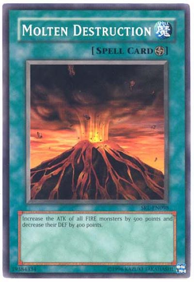 Molten Destruction [SRL-098] Common | Shuffle n Cut Hobbies & Games