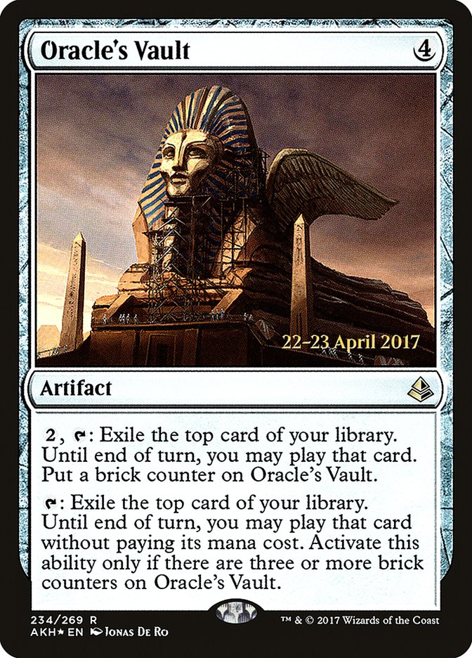 Oracle's Vault [Amonkhet Prerelease Promos] | Shuffle n Cut Hobbies & Games