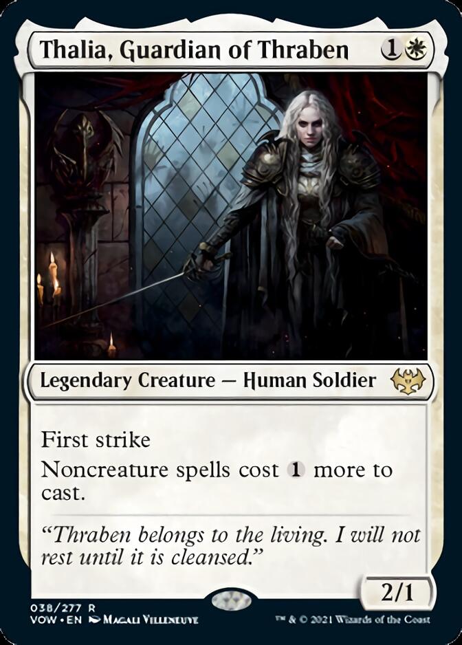 Thalia, Guardian of Thraben [Innistrad: Crimson Vow] | Shuffle n Cut Hobbies & Games